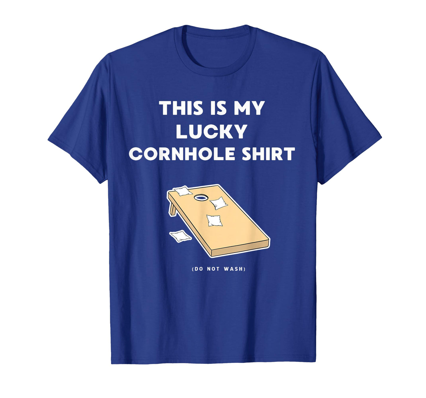Funny Lucky Cornhole T-Shirt | Corn Hole Xmas Gift Ideas T-Shirt