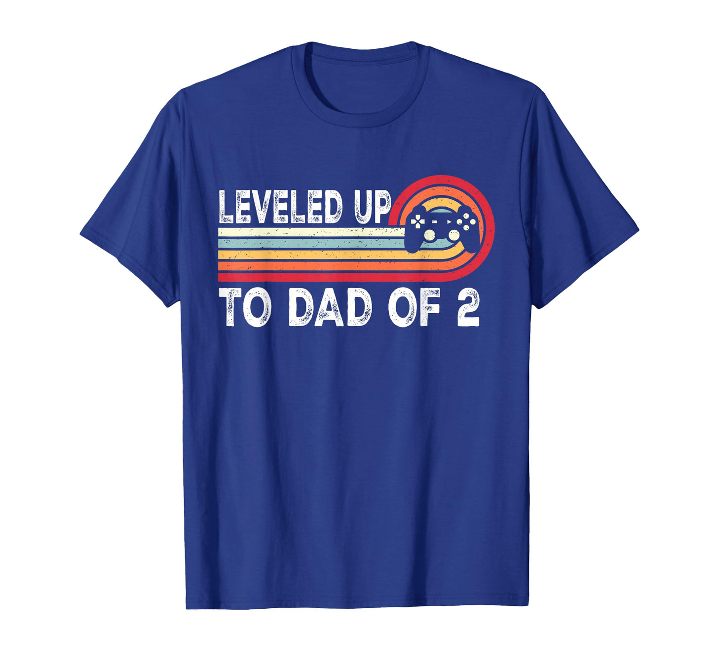Leveled Up To Dad of 2 Daddy Again Pregnancy Announcement T-Shirt