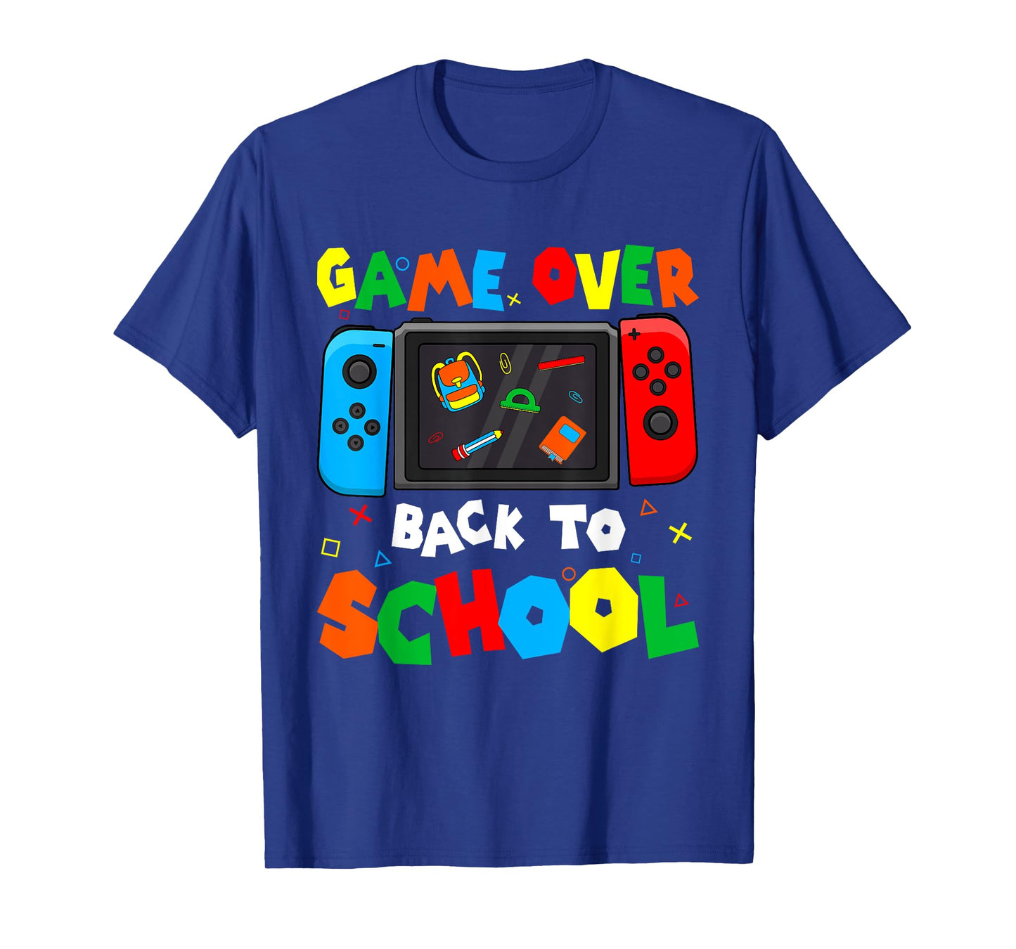 Game Over Back To School Funny Kids Boys Girls Teachers T-Shirt