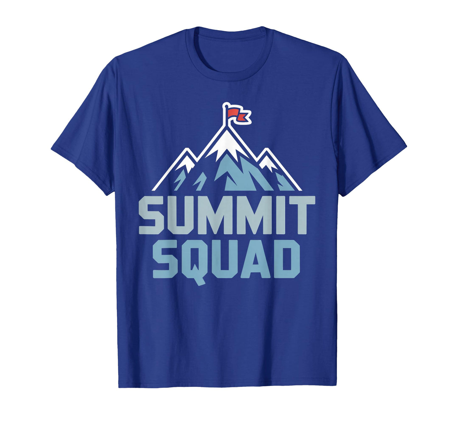 Summit Squad Mountain Peak, Hiking Team Adventure T-Shirt