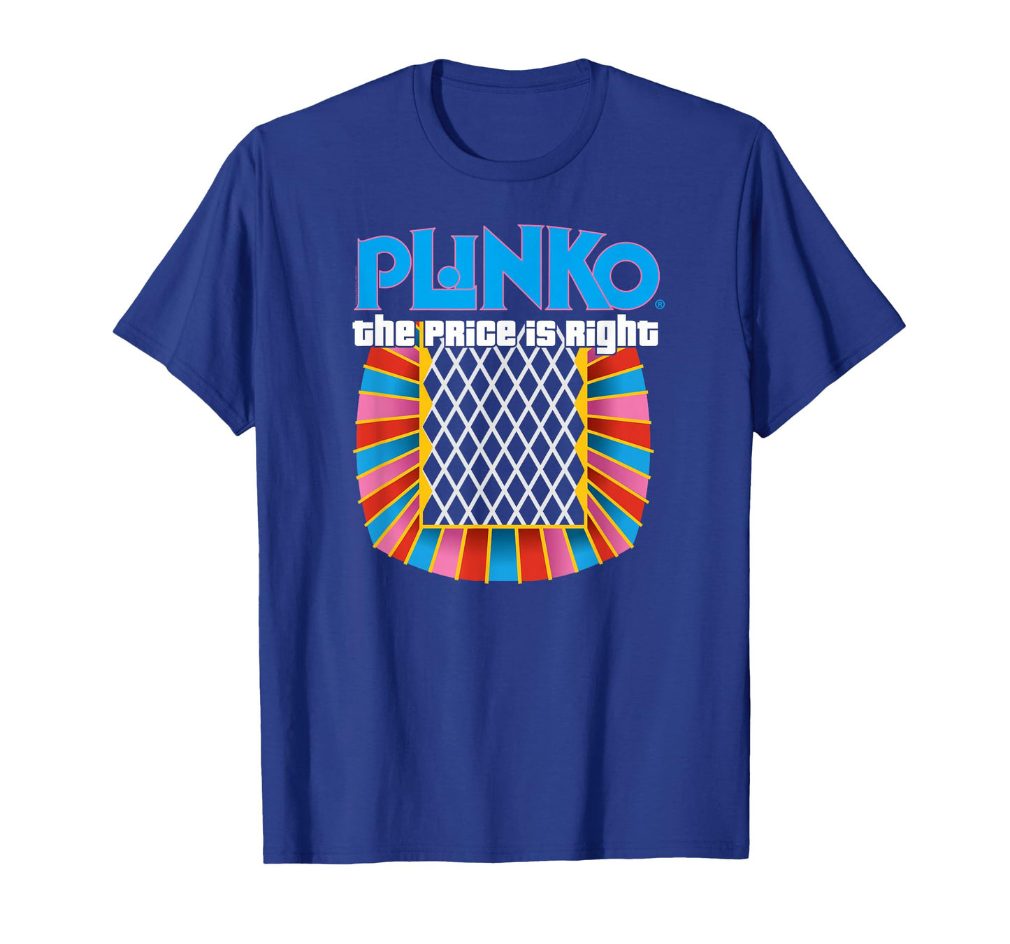 Price is Right Unisex-Adults Black Plinko T-Shirt, Small