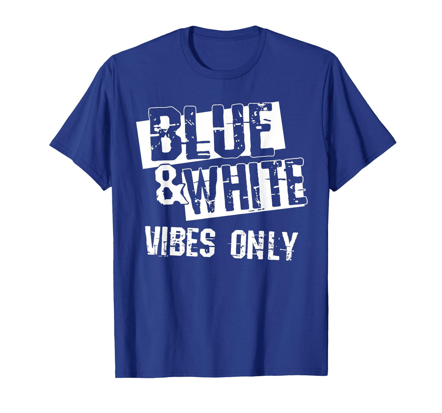 Blue and White Game Day Group Shirt for High School Football T-Shirt