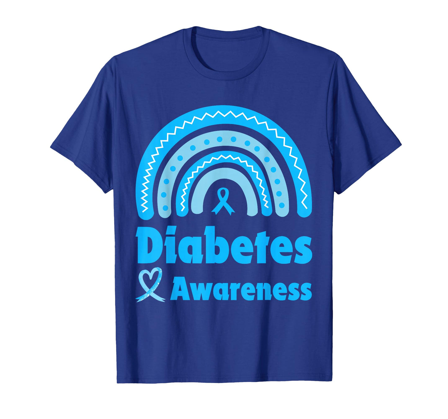 Diabetes Awareness T1D Type 1 And T2D Type 2 Women T-Shirt