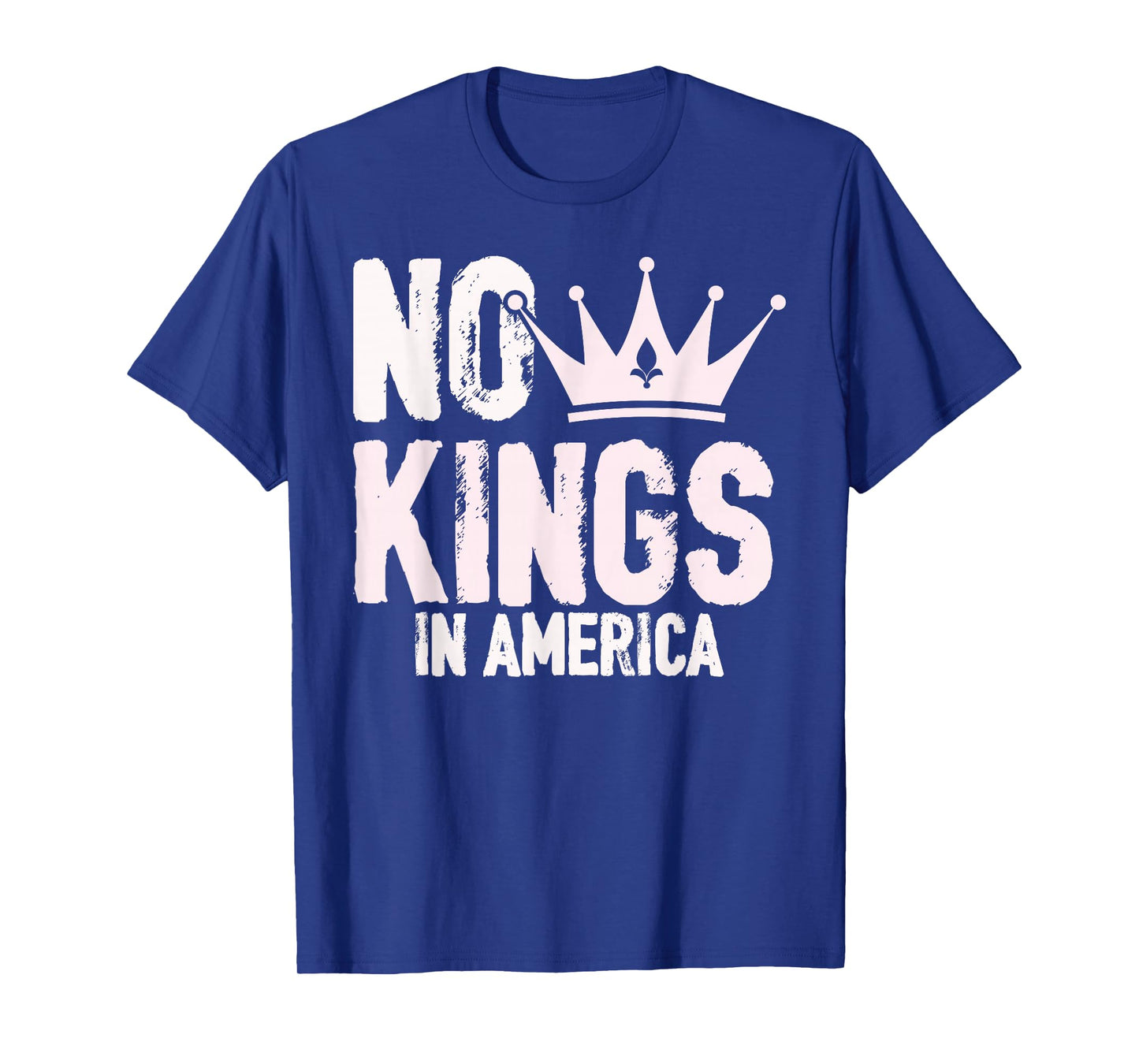 No Kings Protest Sign - No Kings in America Retro Vintage T-Shirt