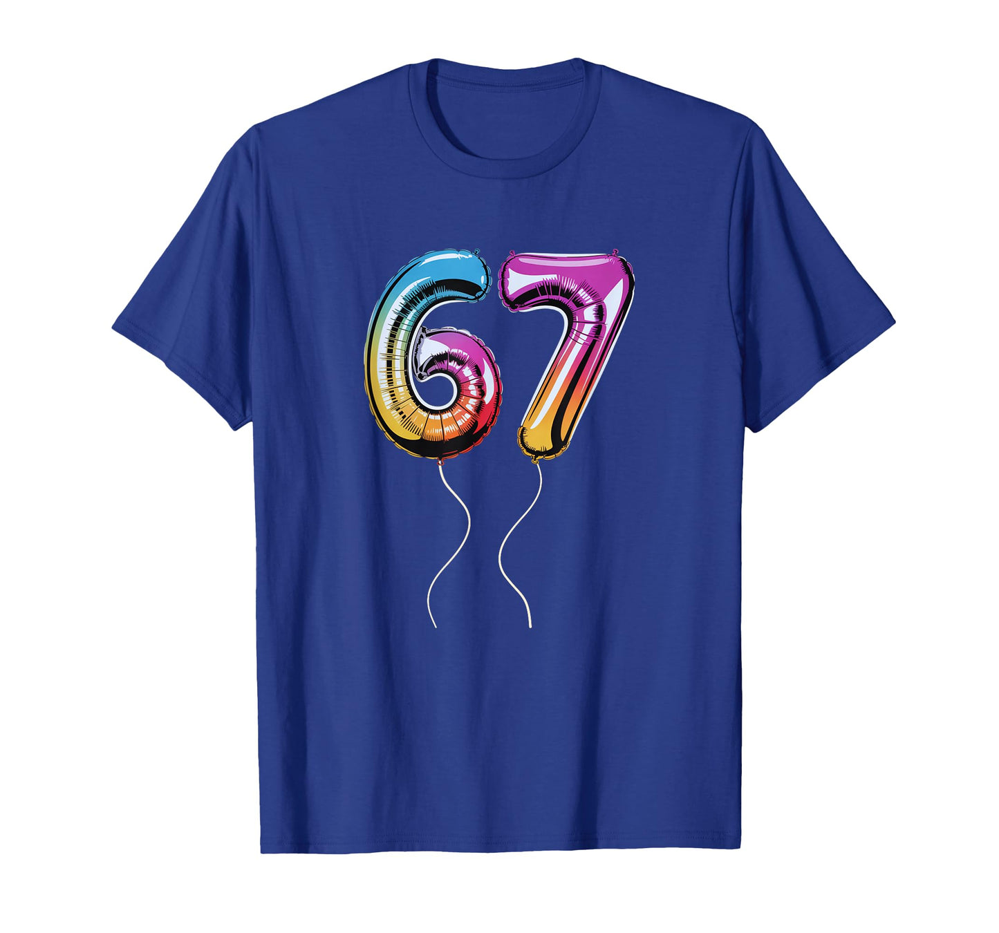 Funny 67 Slang 6 7 Balloons Funny Middle School Rizz T-Shirt