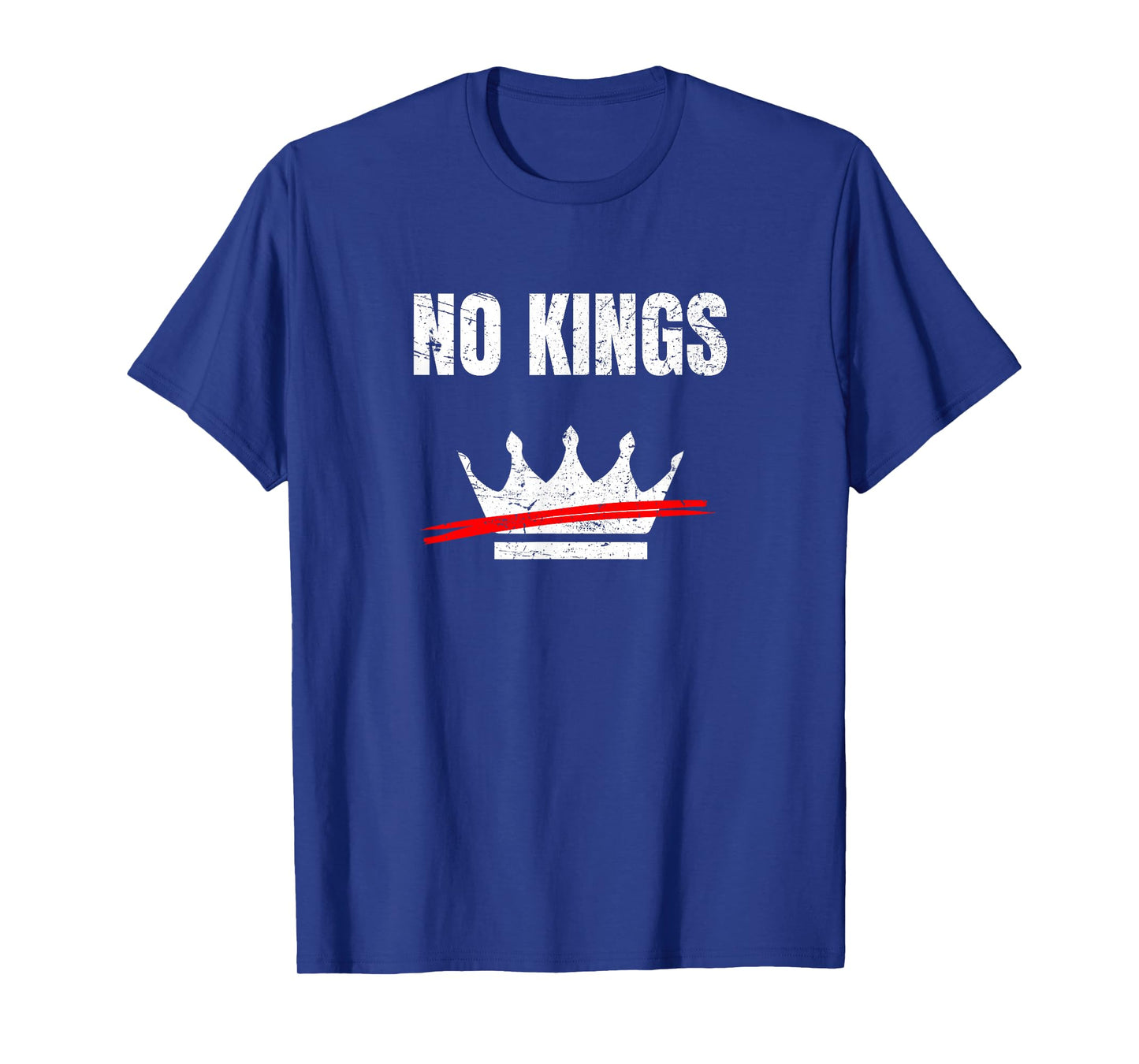 No Kings in America - No Kings Political Protest Vintage T-Shirt