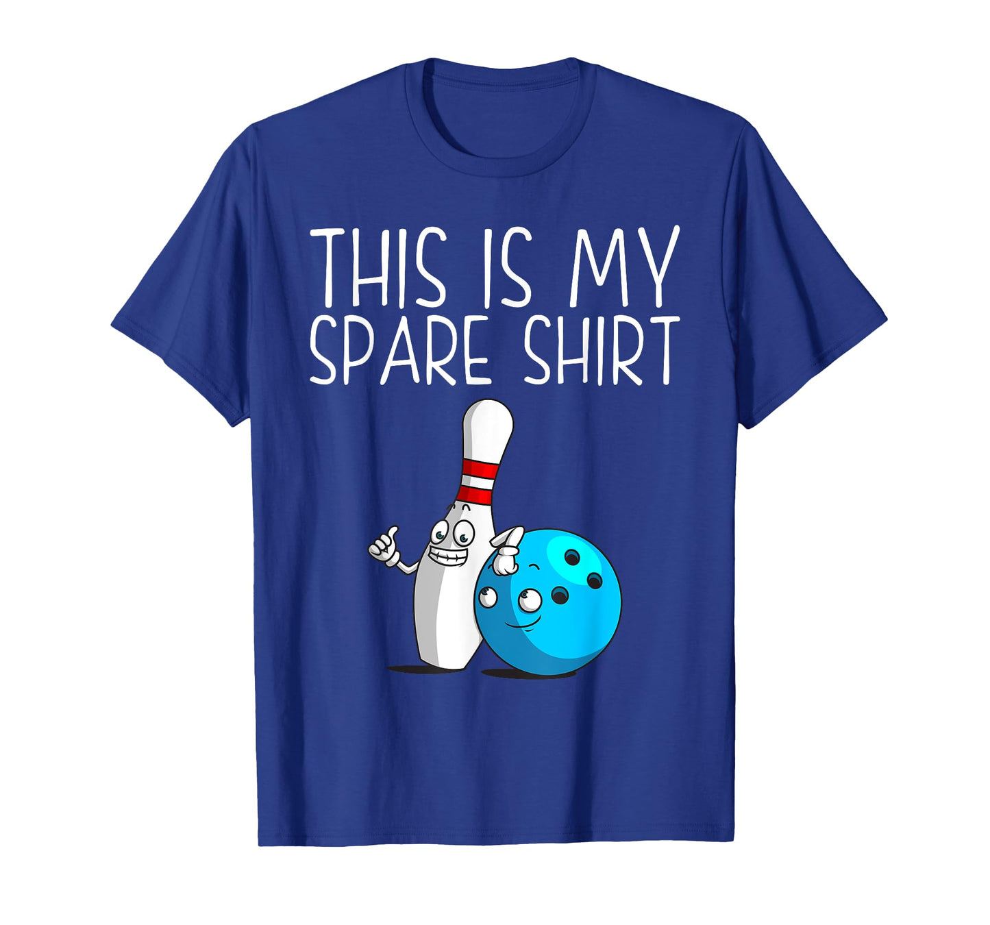 Funny Bowling Gift For Men Women Cool Bowler Spare Ball Pin T-Shirt