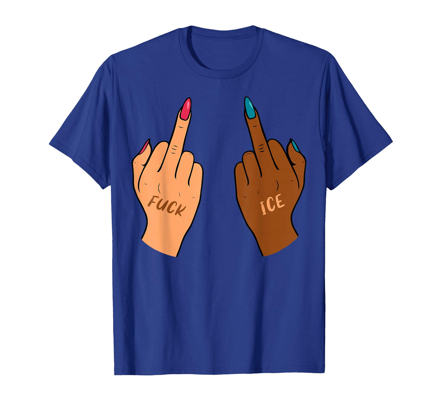 Fuck Ice Middle Fingers Protect Immigrants Anti Ice T-Shirt