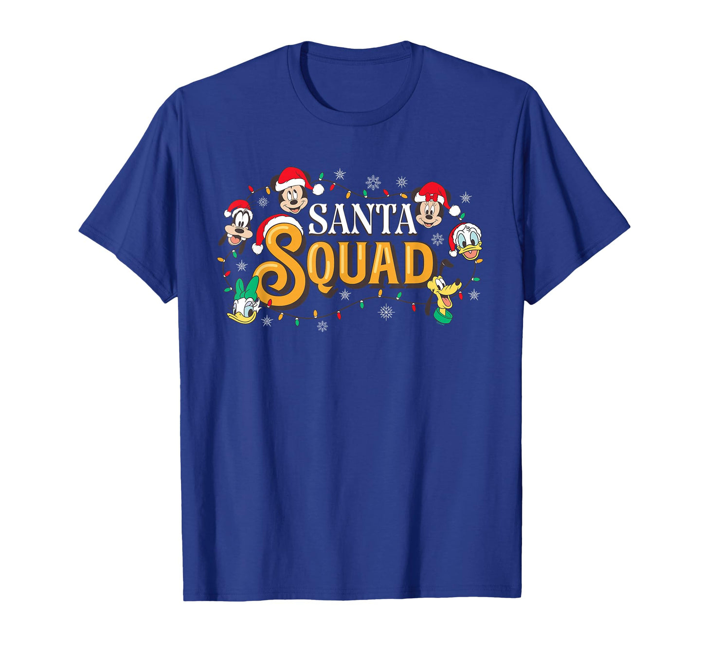 Disney Mickey & Friends Santa Squad Family Christmas Trip T-Shirt