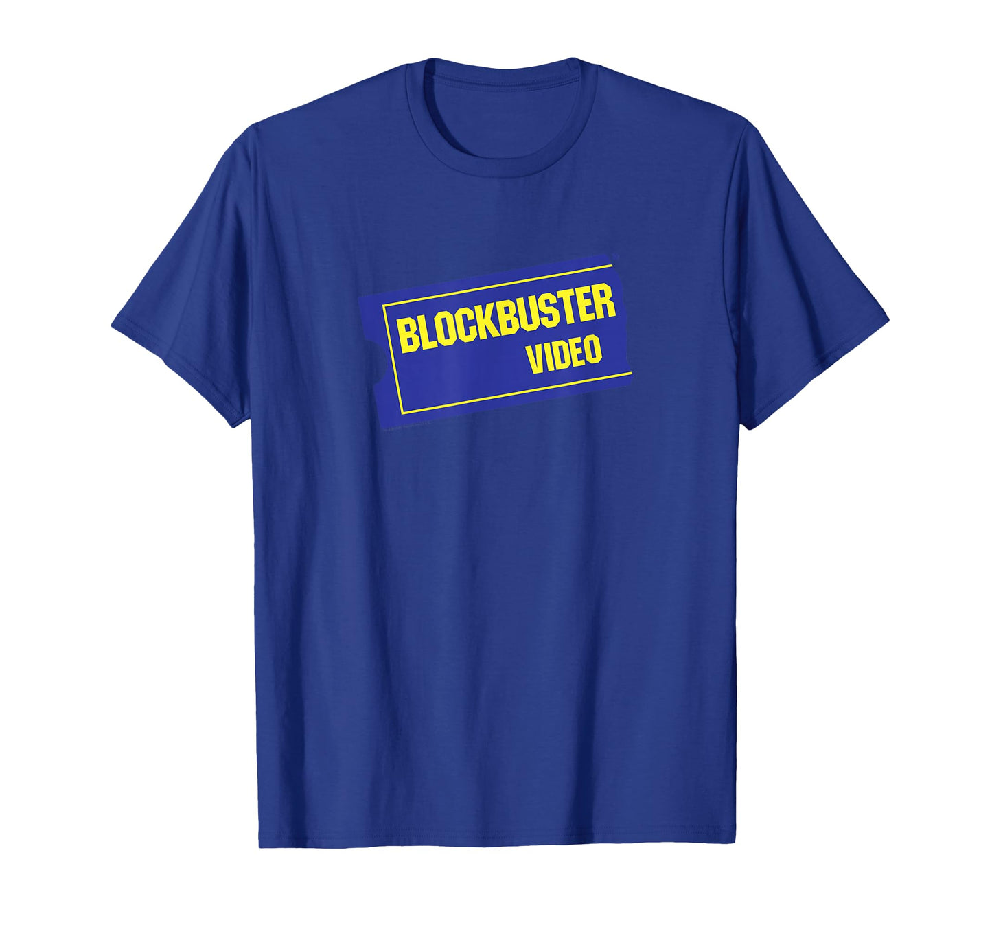 Blockbuster Vintage Ticket Logo Retro Video Rental Store T-Shirt