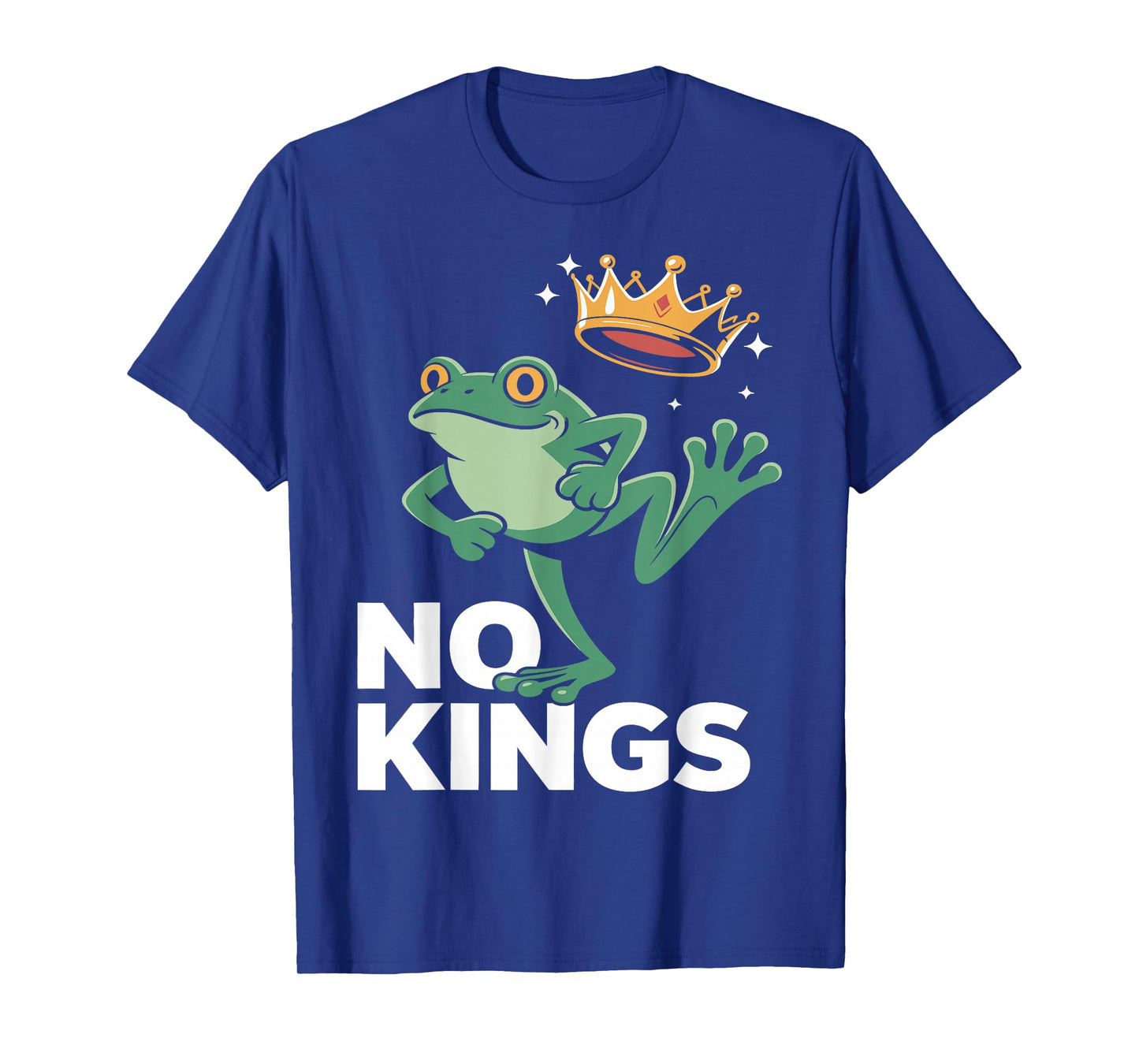 Resist No Kings USA Funny Frog Patriot Political Protest T-Shirt