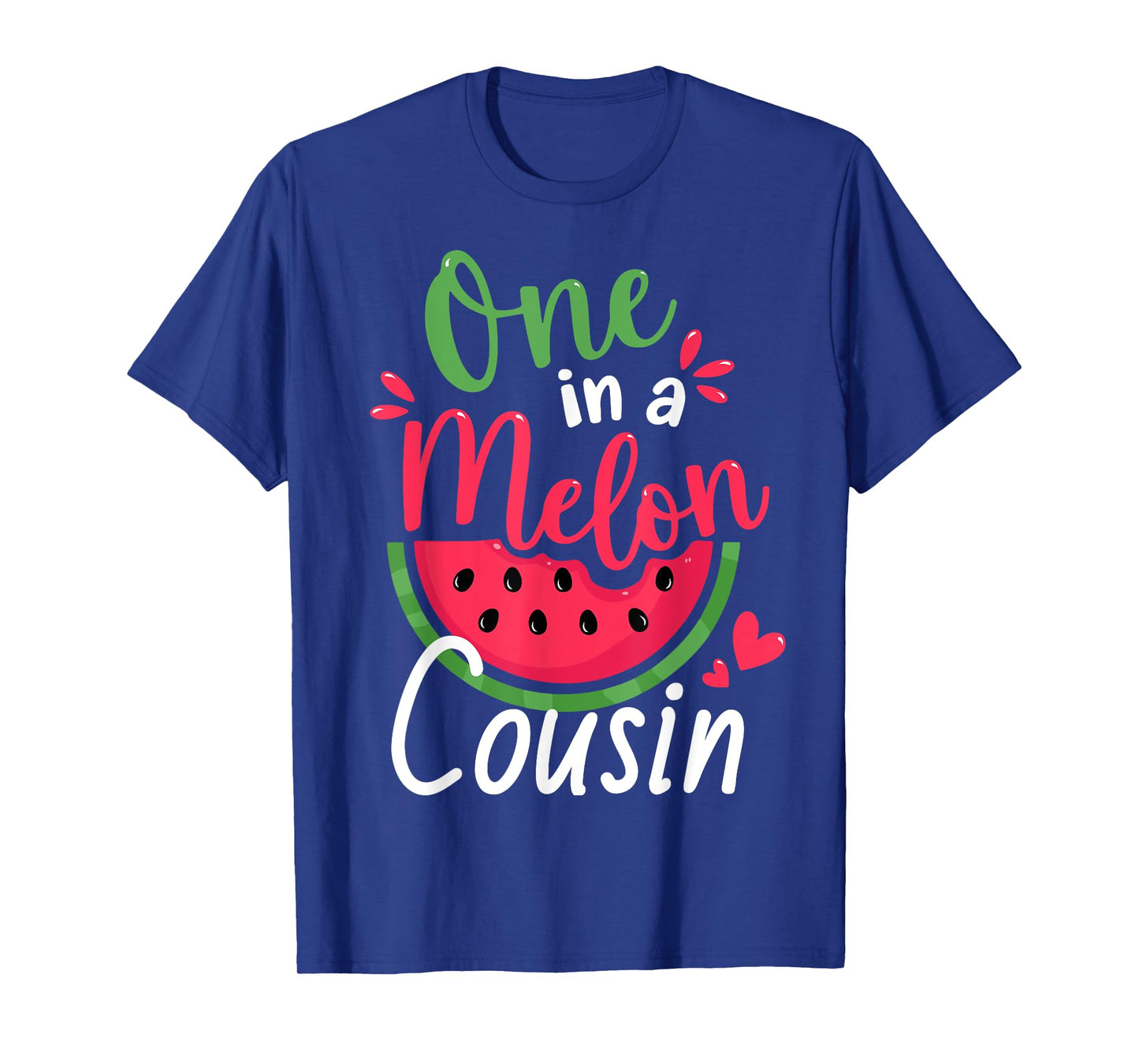 One in a Melon Cousin 1st Birthday Summer Family Matching T-Shirt