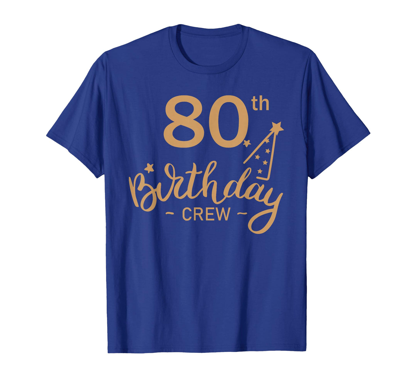 80th Birthday Crew 80 Party Crew Group Friends BDay Gifts T-Shirt