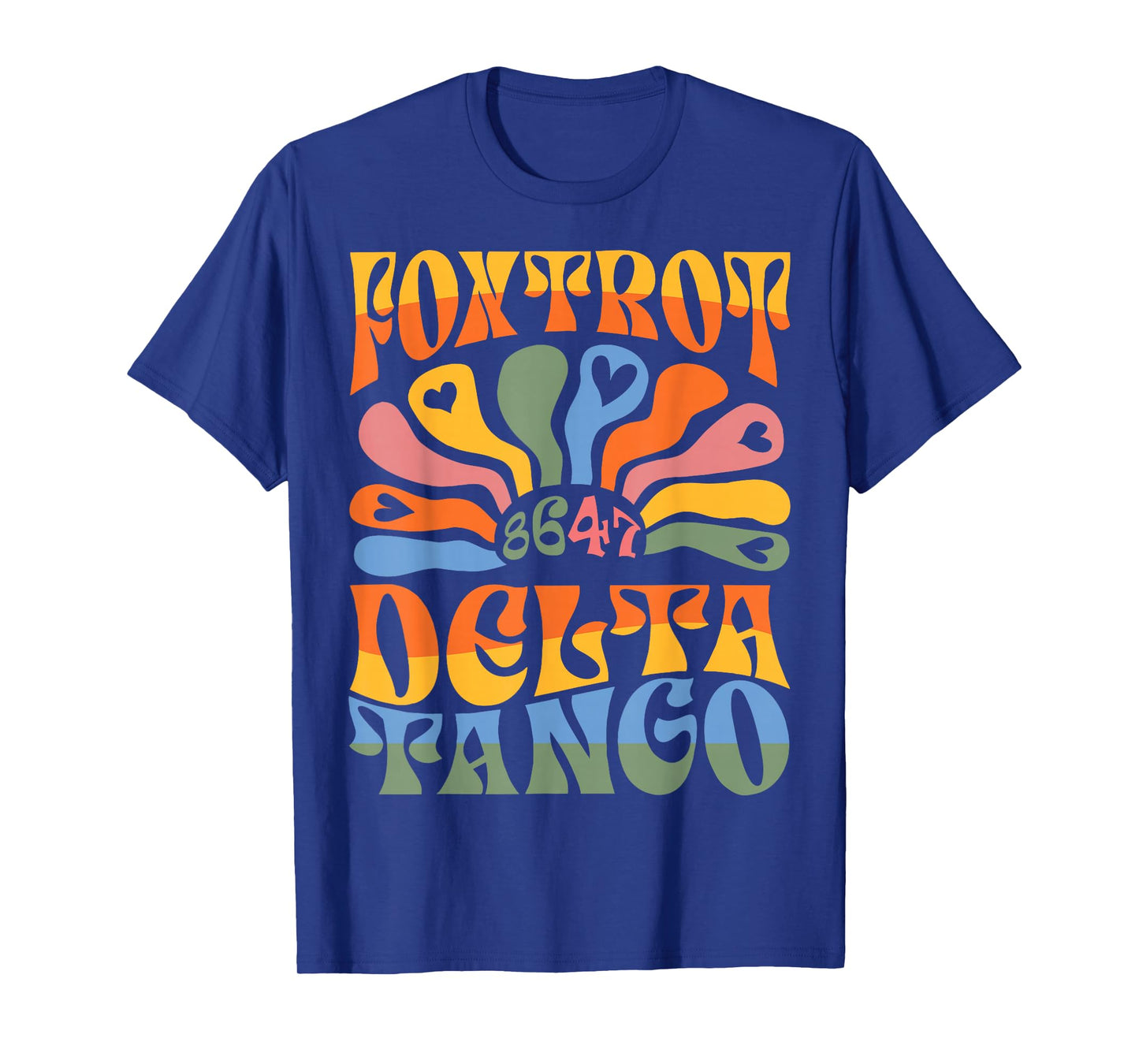 Foxtrot Delta Tango 8647 Boho Floral Wildflower T-Shirt
