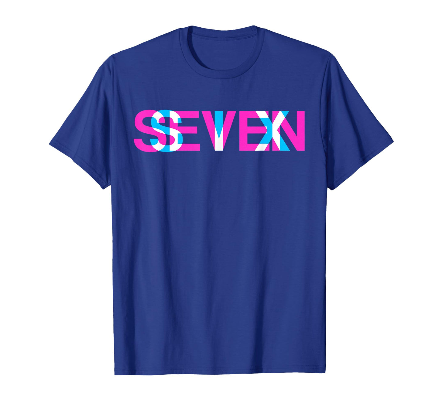 Glitch Optical Illusion Six Seven 6 7 Meme Gen Alpha Slang T-Shirt