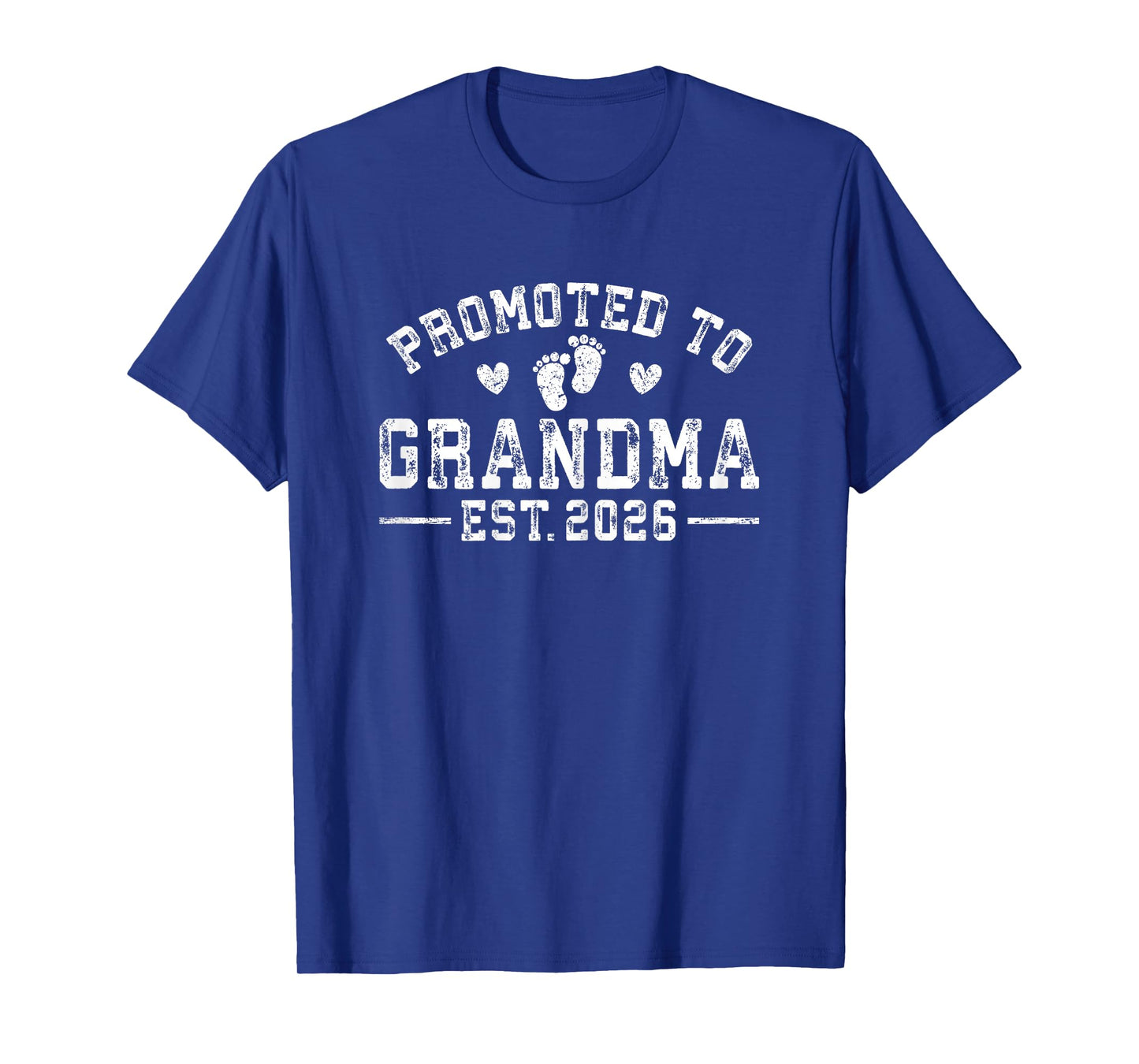 Promoted to Grandma est. 2026 Grandparents Baby Announcement T-Shirt