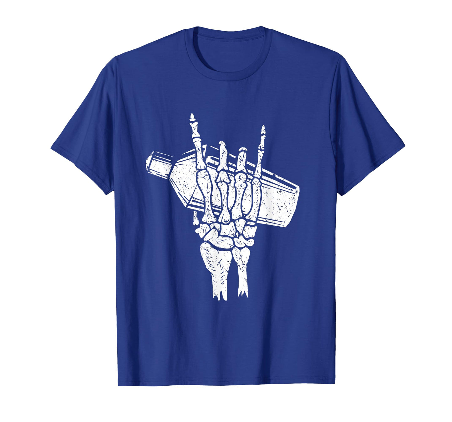 Retro Bartender Rock On Hand for Men Women Skeleton Bartender T-Shirt, Unisex-Adults, Black, Small, Short Sleeve, T-Shirt