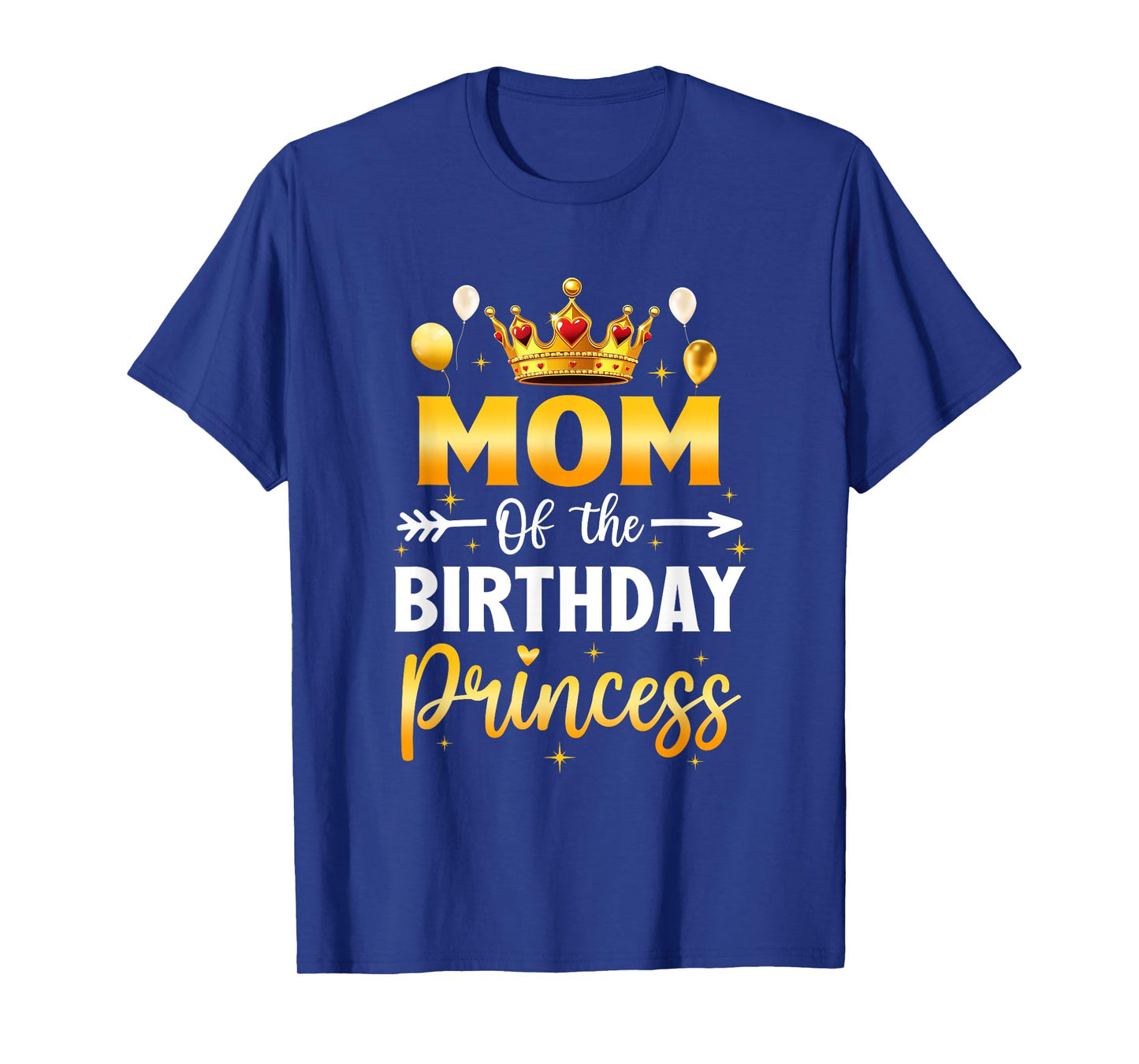 Mom Of The Birthday Princess Birthday Girl Party Family T-Shirt