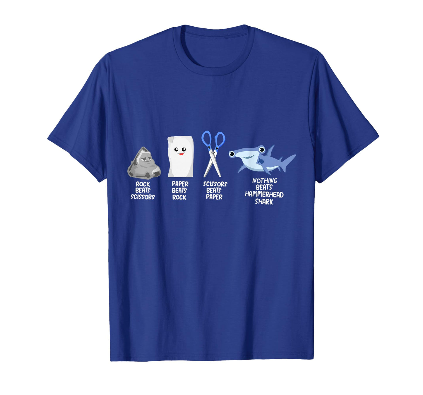 Rock Paper Scissors Hammerhead Shark Clothes Gift Shark T-Shirt