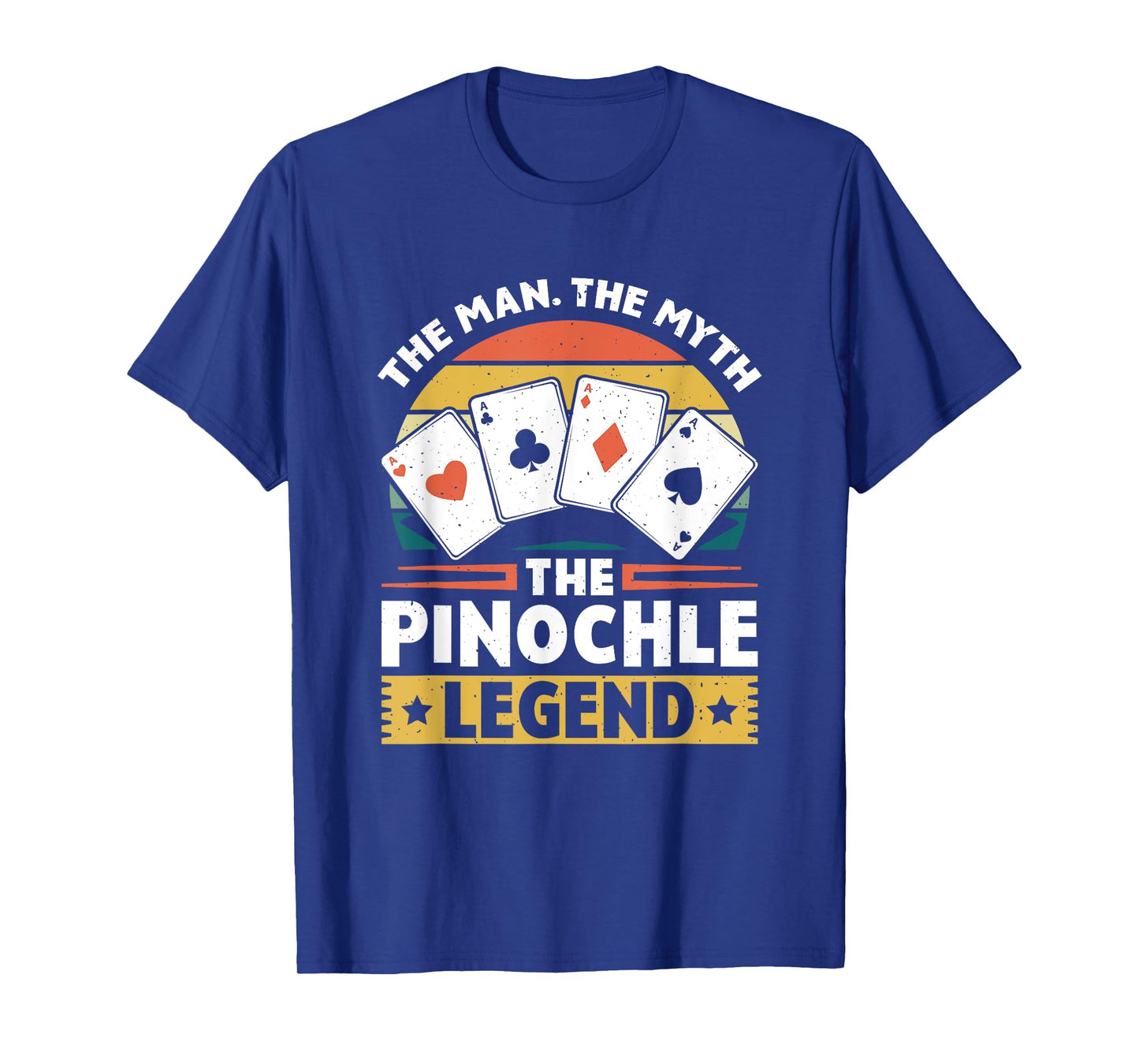 Pinochle Legend - Card Game Funny Pinochle Vintage Pinochle T-Shirt