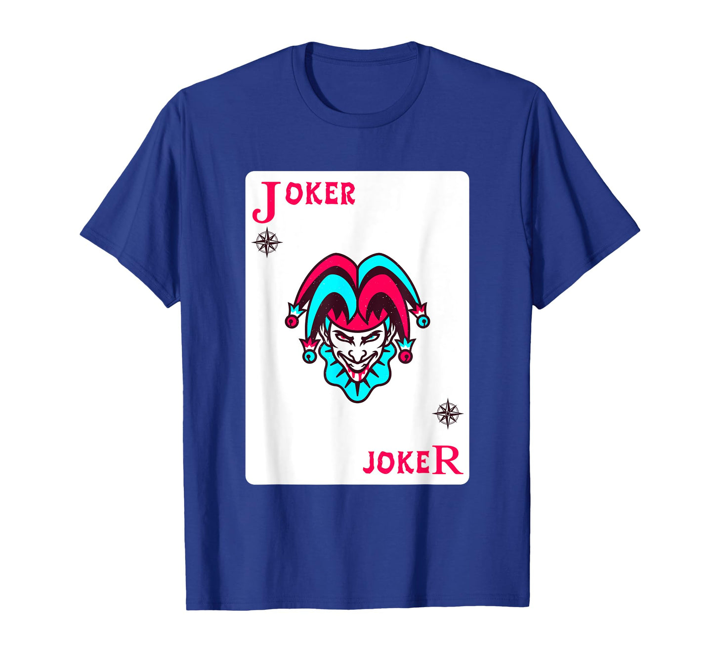 Joker Playing Card Shirt Distressed Jester T-Shirt