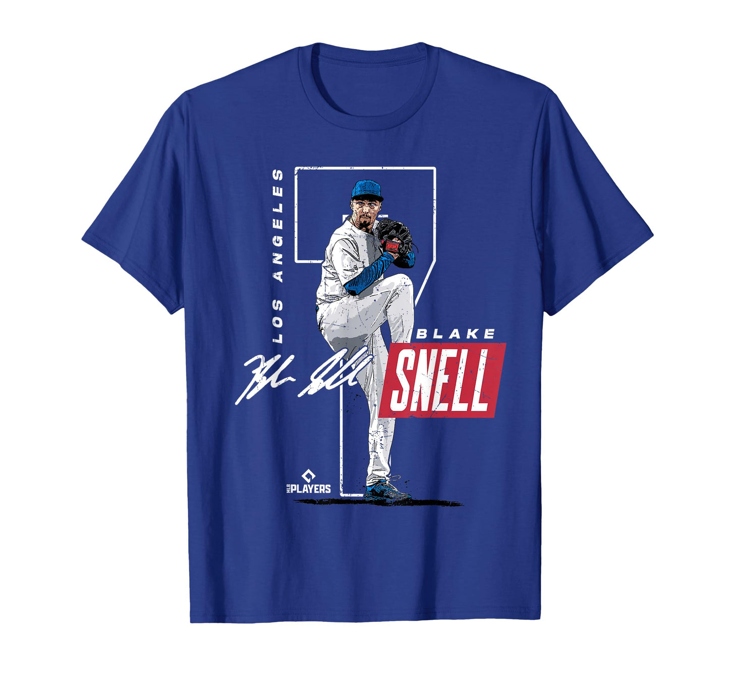 Blake Snell | Los Angeles D MLB Baseball Player | MLBBSN202M T-Shirt