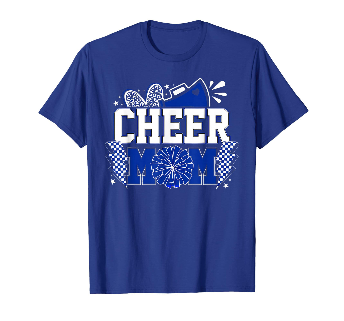 Cheer Mom Cheerleader Mom Cheer Mama Biggest Fan Mothers Day T-Shirt