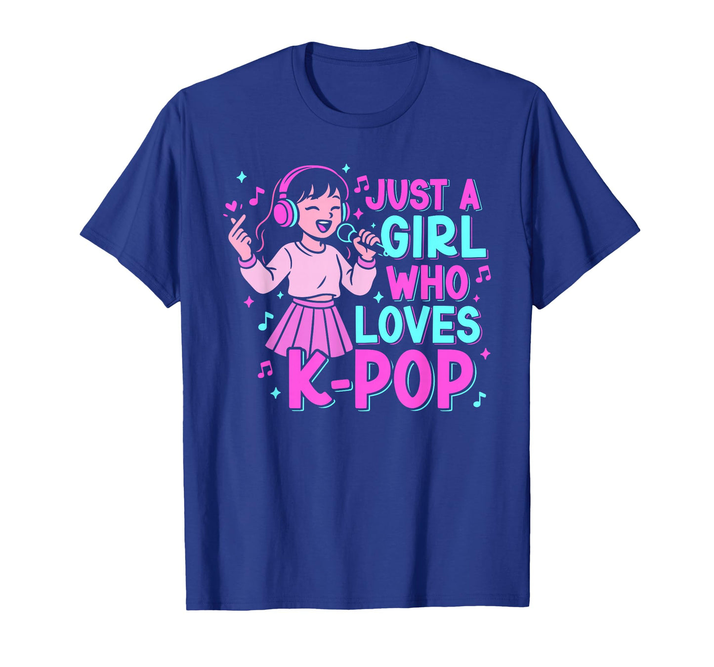 Just A Girl Who Loves Kpop Lover Cute K-Pop Girl Graphic T-Shirt