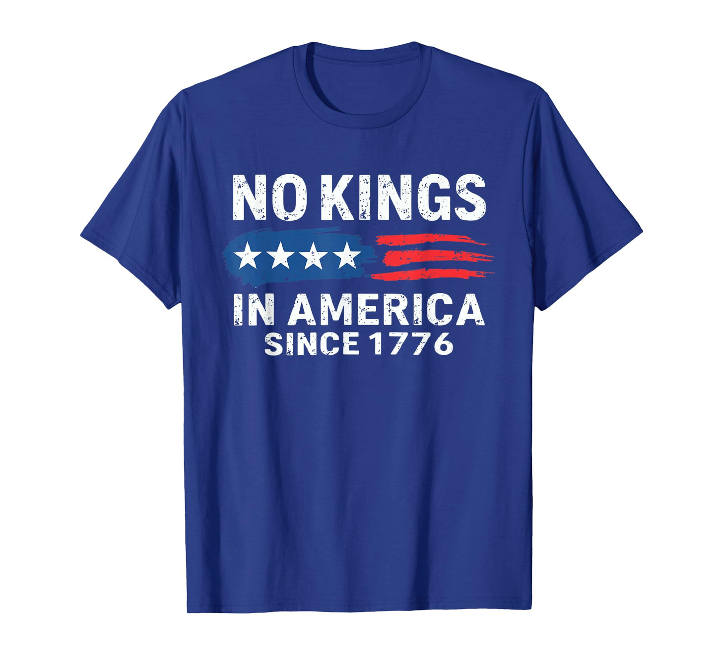 No Kings in America USA Flag T-Shirt
