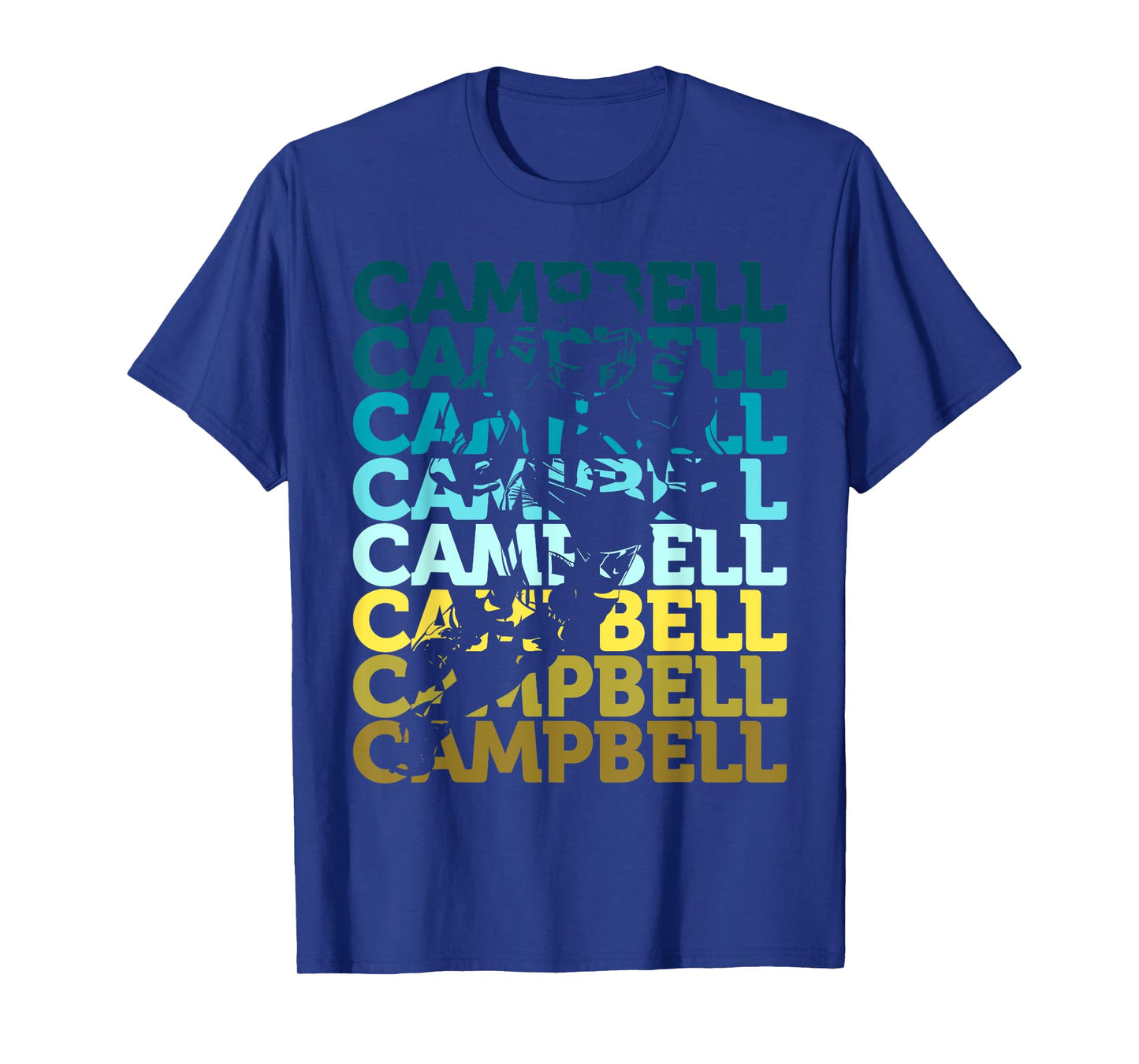Campbell Football Fan Offensive Tackle Gear T-Shirt