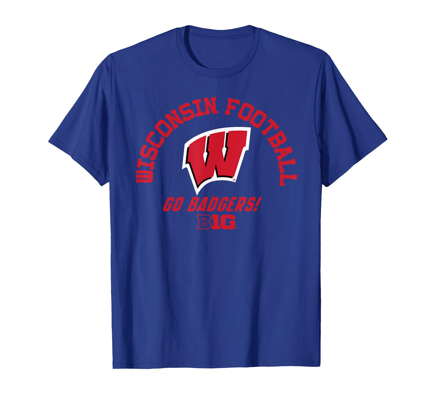 Wisconsin Badgers Big 10 Football Officially Licensed T-Shirt
