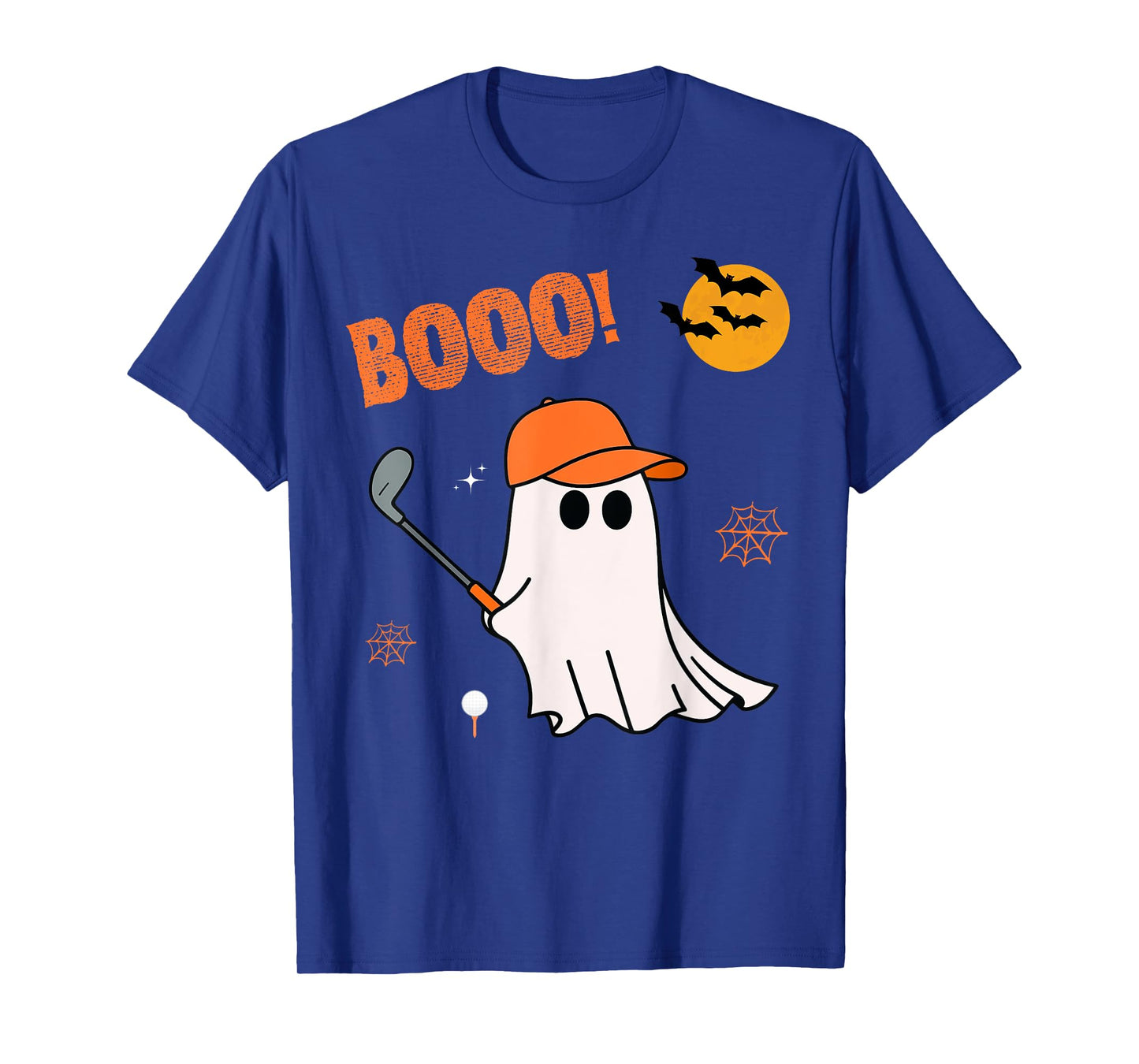 Halloween Golf Skeleton Spooky Vintage Funny Golf Halloween T-Shirt