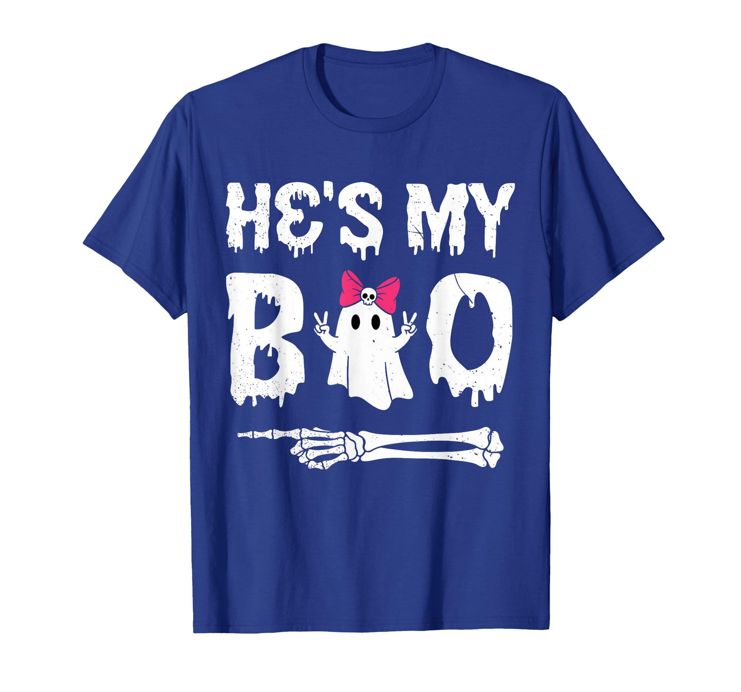 He's My Boo Matching Halloween Pajama Couples She's My Boo T-Shirt