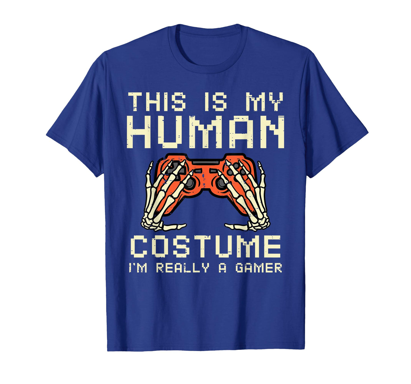 Halloween Human Costume Im A Gamer Costume Men Boys Kids T-Shirt