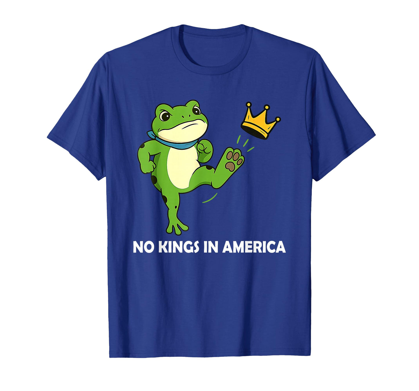 Frog No Kings Shirt Men Women No Kings in America T-Shirt