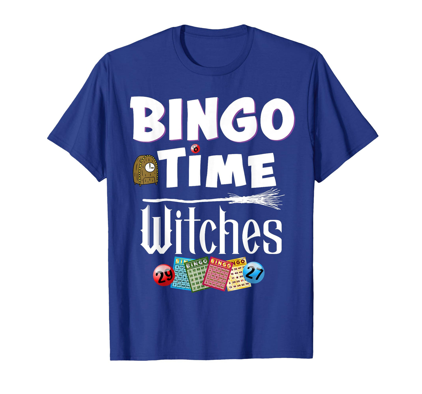 Halloween Bingo Time Witches Funny Women Bingo Player T-Shirt