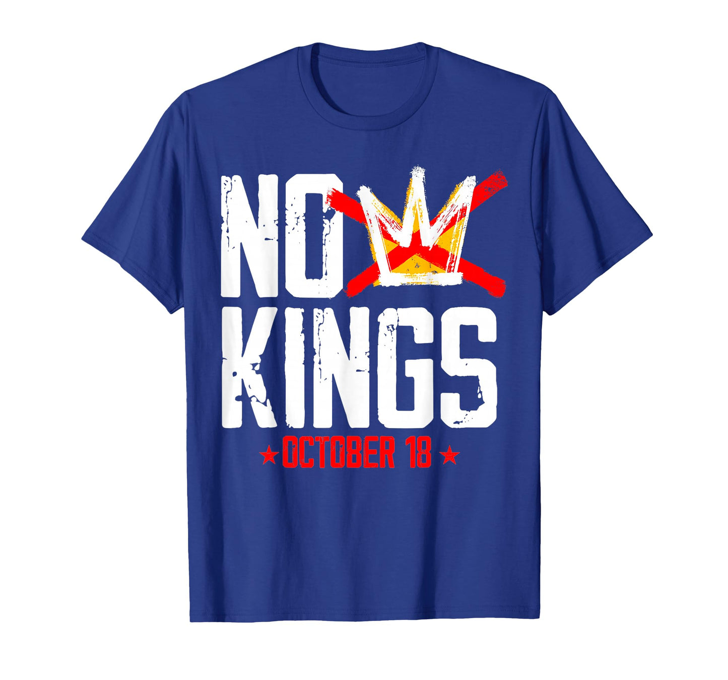 No Kings October 18 in America Serve No Kings Patriotic T-Shirt