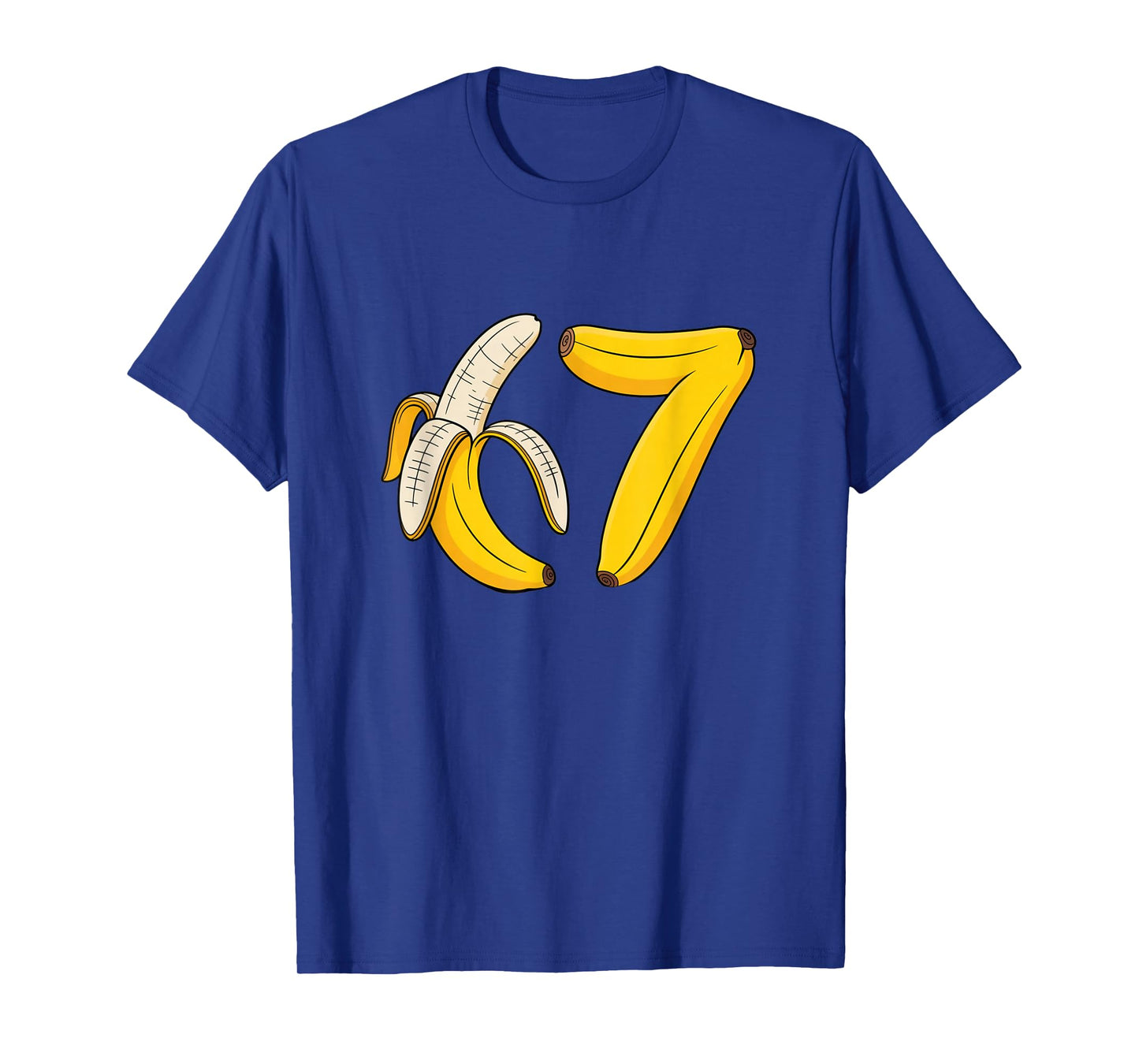 67 Banana Rizz Meme Funny Six Seven Gen Alpha Slang 6 7 T-Shirt
