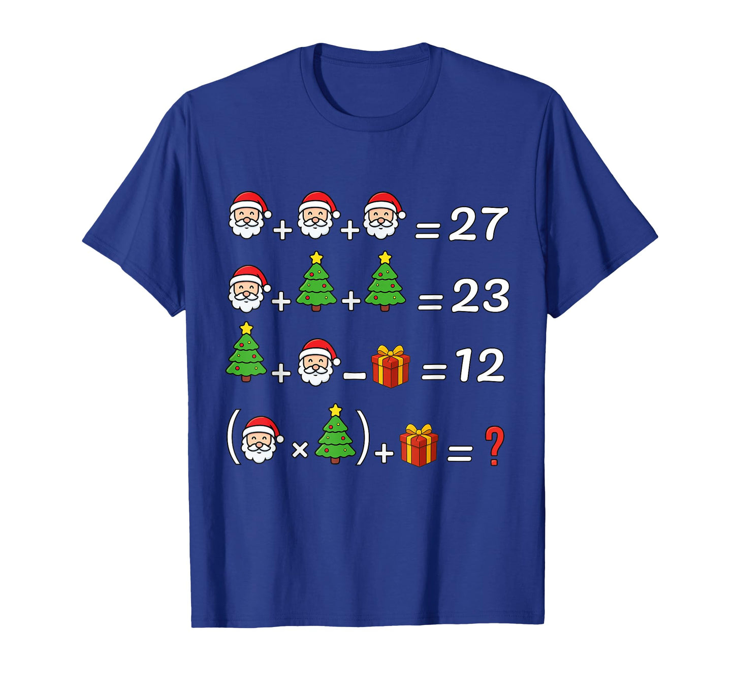 Funny 67 Meme Christmas Math Teacher Santa Six Seven Puzzle T-Shirt