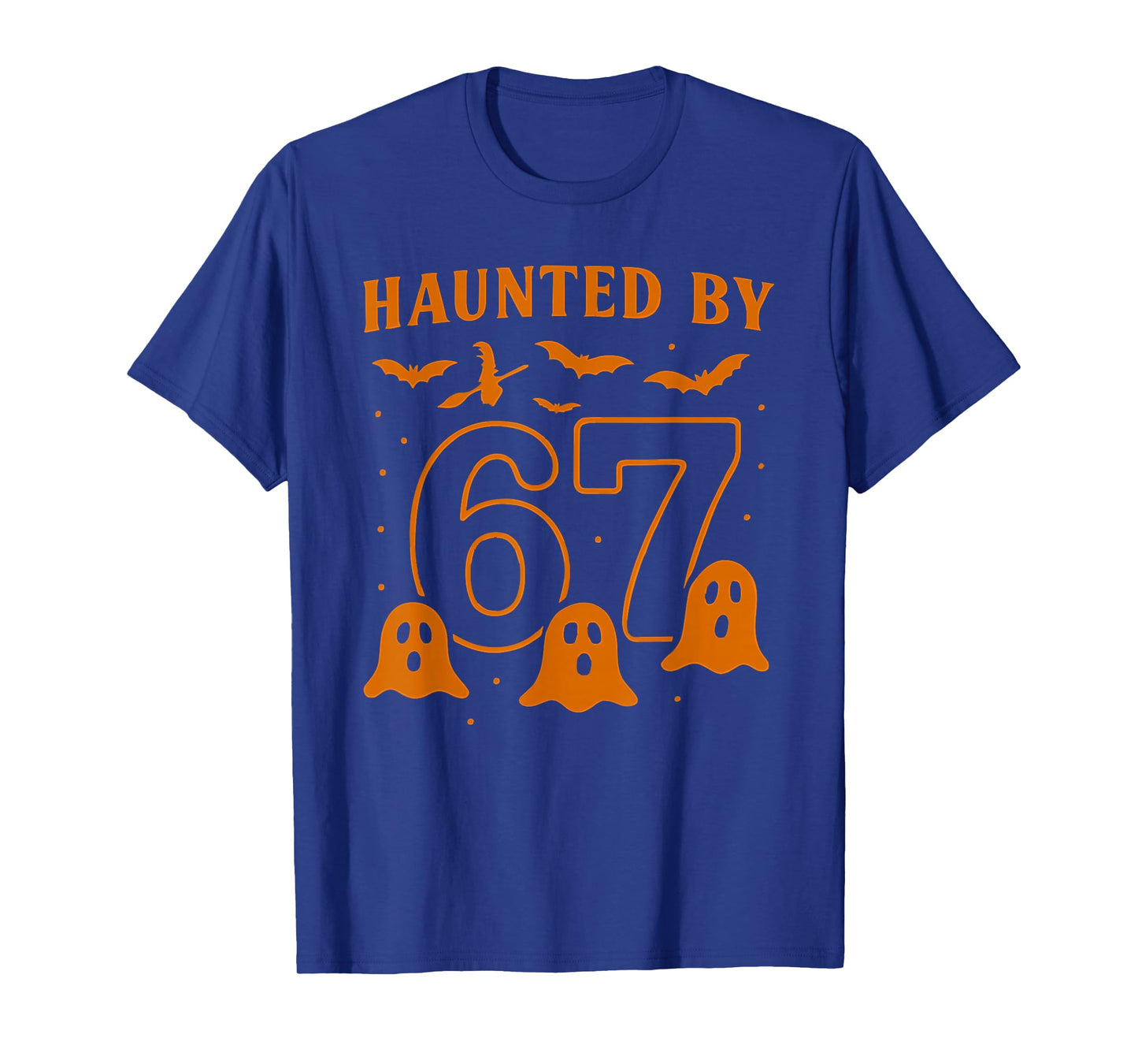 Haunted by 67 Meme Halloween Ghost Graphic T-Shirt