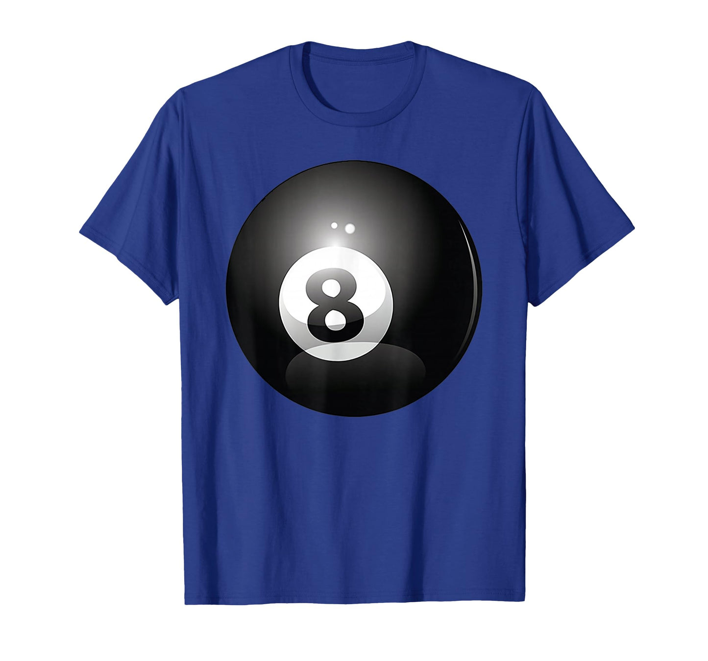 8 Ball Billiards Pool Player Eight Ball Lucky 8 T-Shirt