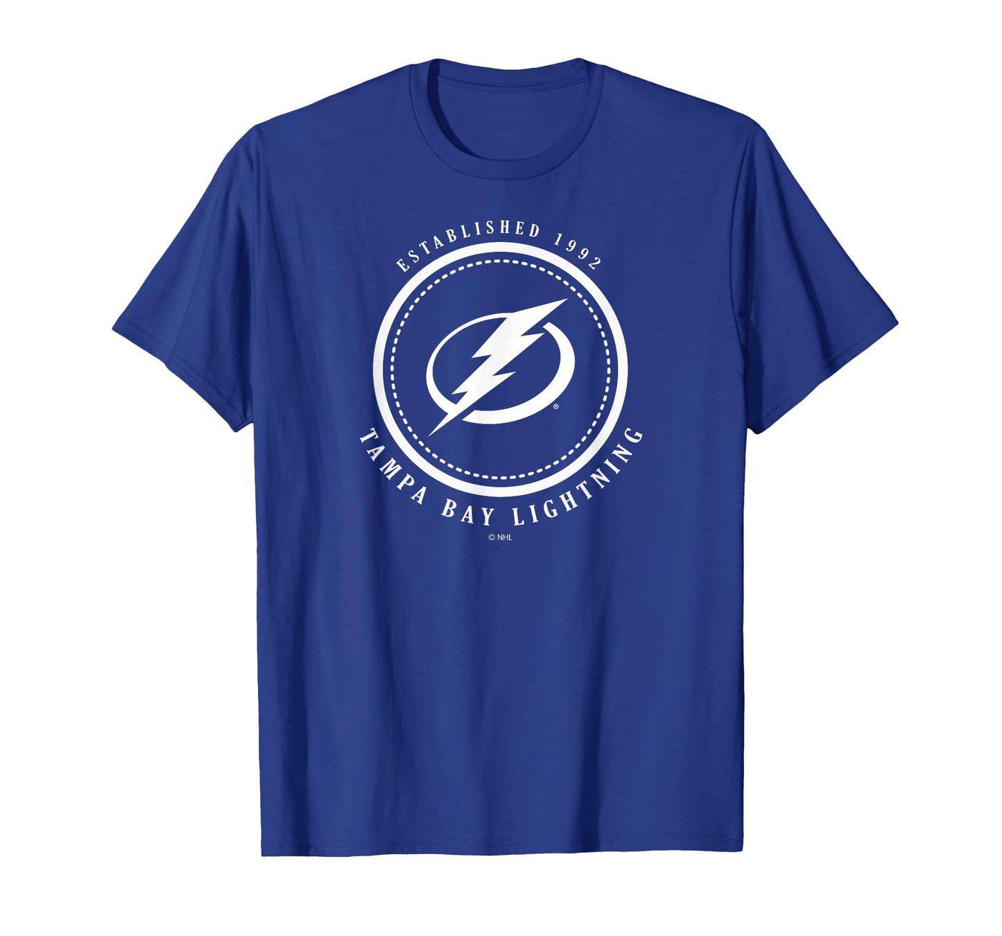 Tampa Bay Lightning Est 1992 Royal Officially Licensed T-Shirt