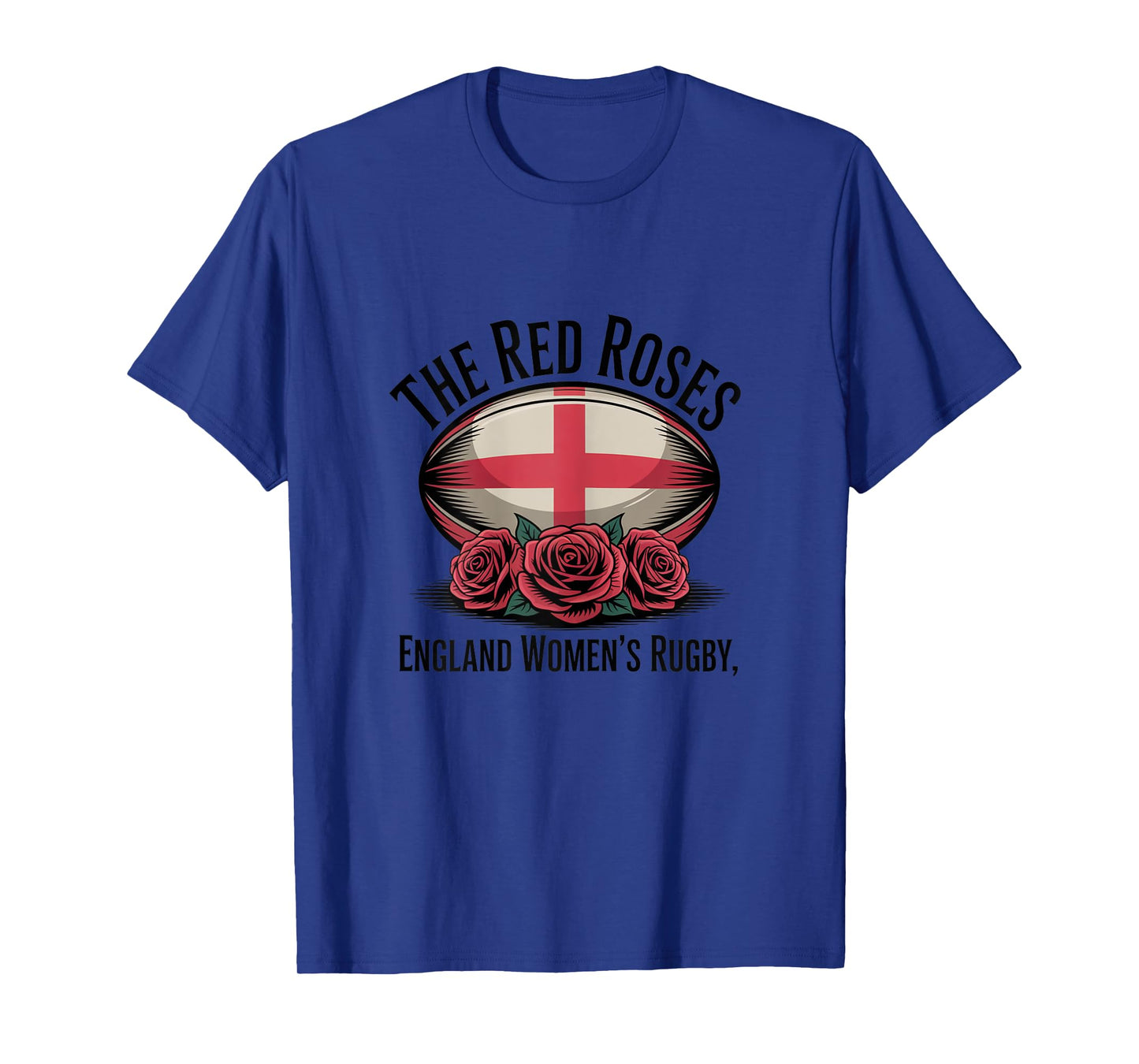 England Rugby English Flag Rugby England women The Red Roses T-Shirt