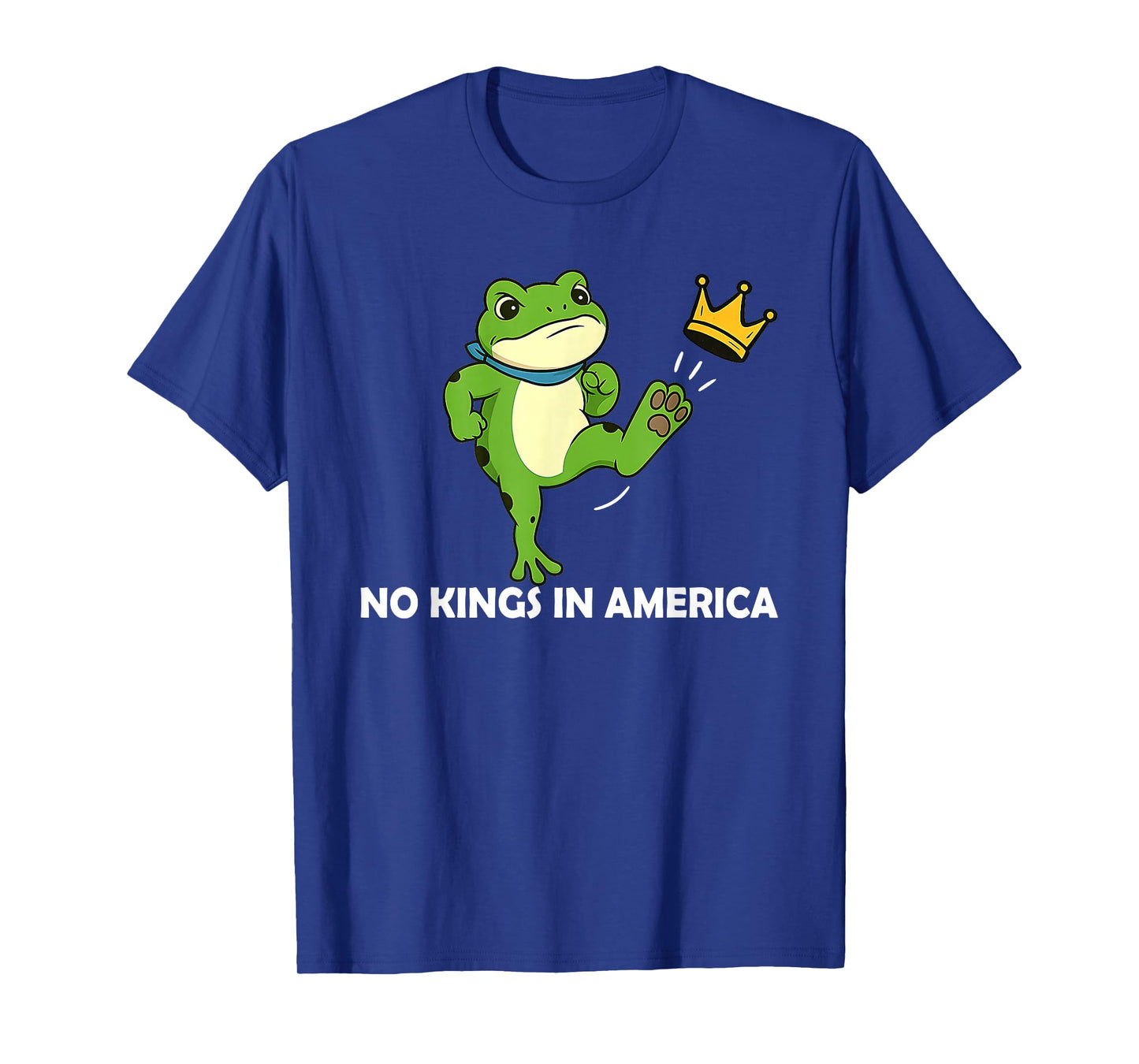 Frog No Kings in America We The People Political T-Shirt