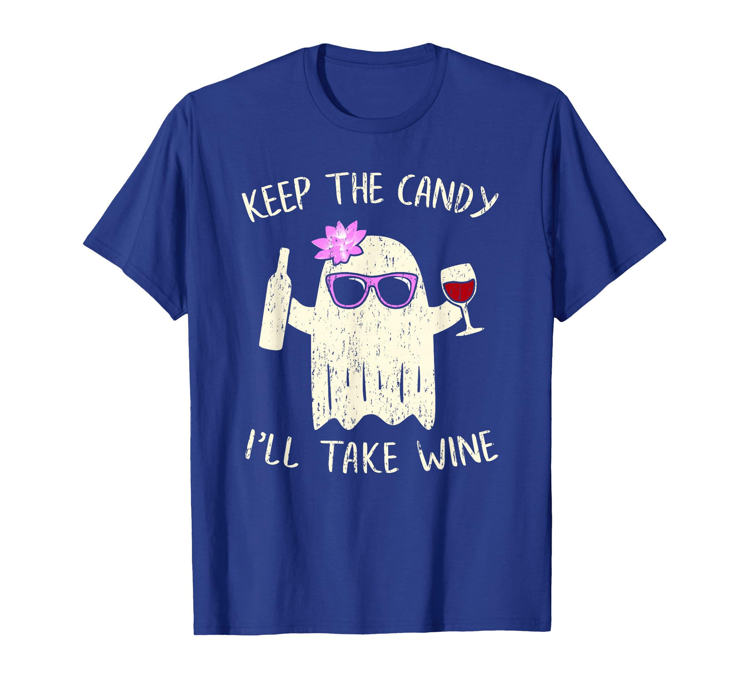 Keep the Candy Funny Halloween Shirt Ghost Costume Women T-Shirt