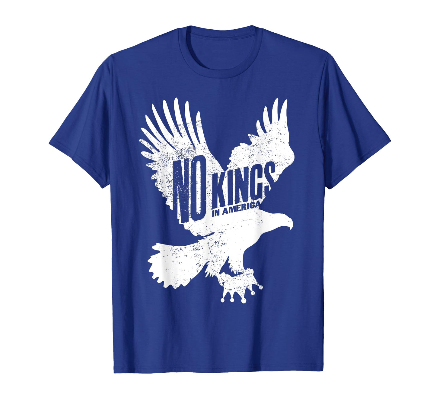 No Kings Protest Eagle Sign Vertical T-Shirt