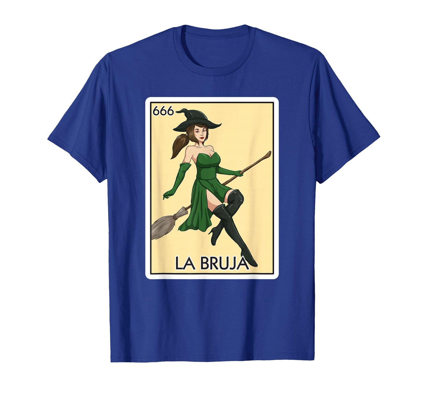 La Bruja The Witch Card Mexican Lottery Card La Bruja T-Shirt
