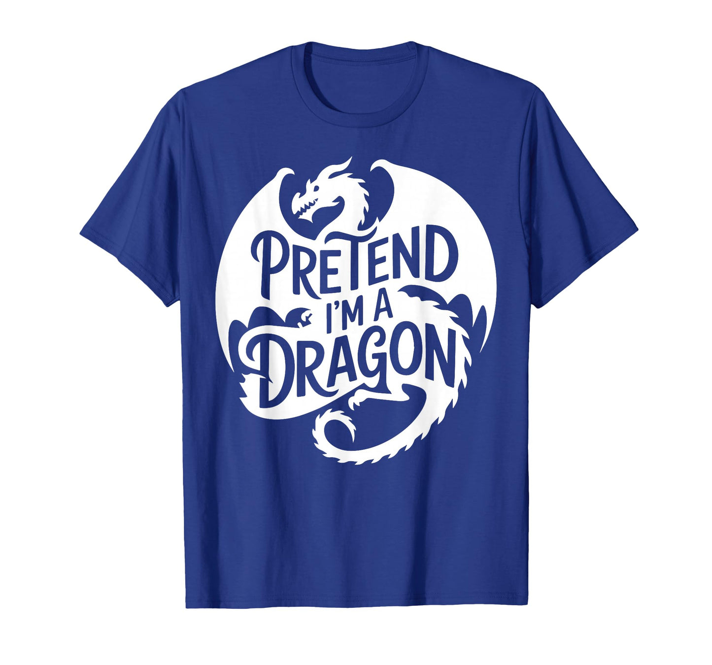 Group Easy Adult Halloween Costumes Pretend I'm A Dragon T-Shirt