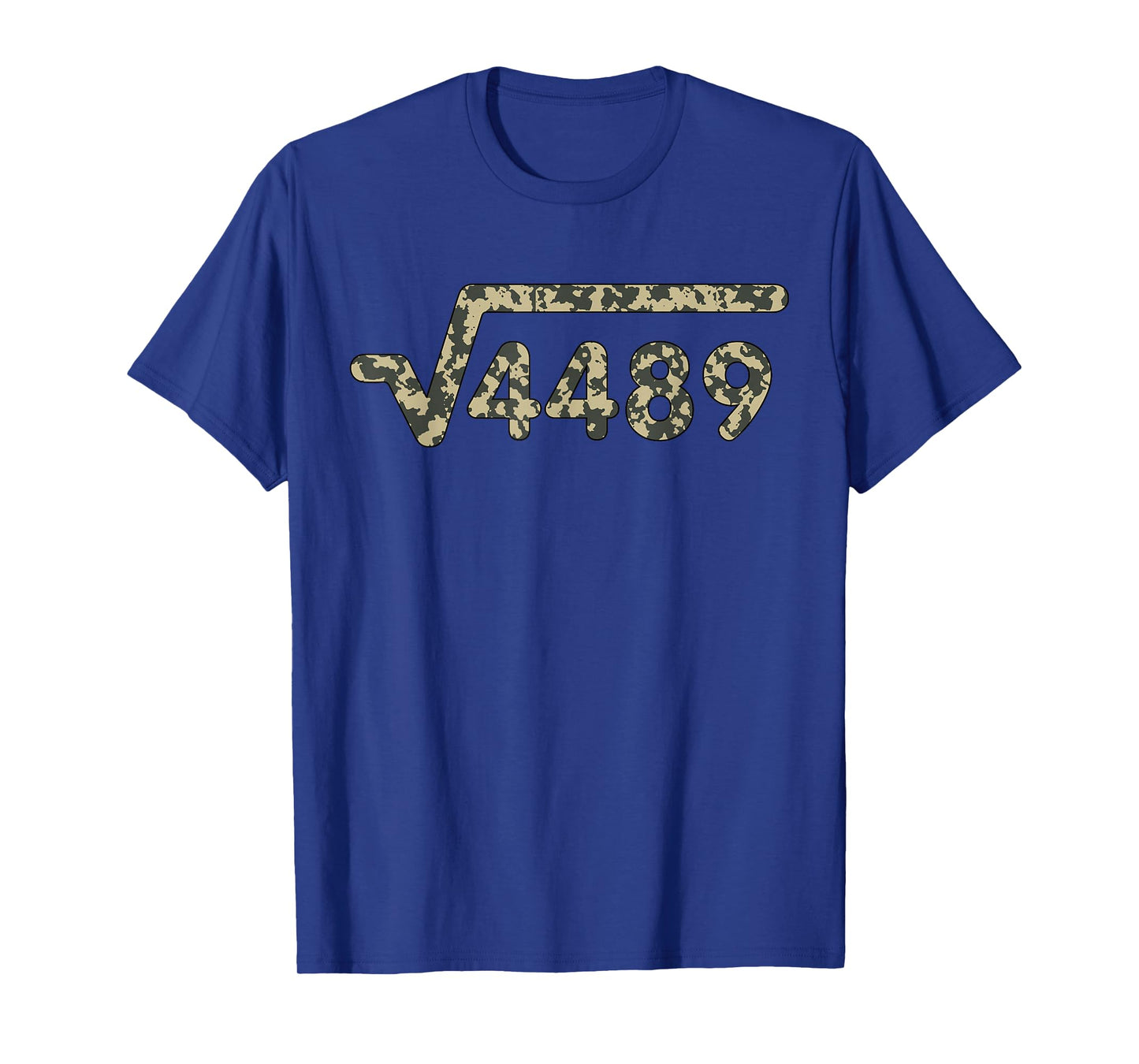 Square Root 4489 Slang Math Teacher Six Seven 6 7 Meme Camo T-Shirt