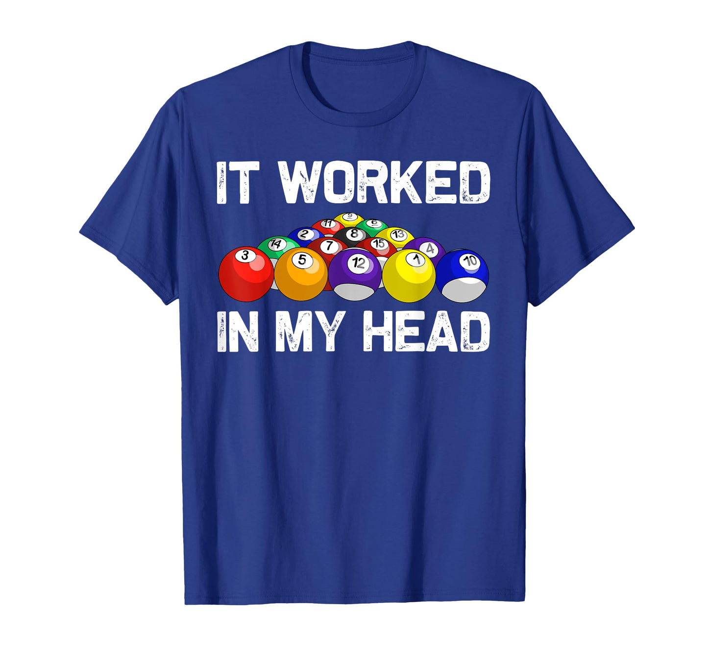 Funny Pool Art For Men Women Billiards Lover Pool Player T-Shirt